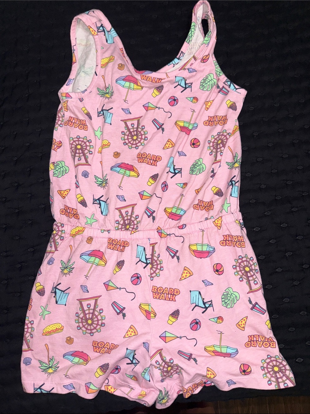 The Children's Place Pink Beach Icon Sleeveless Romper